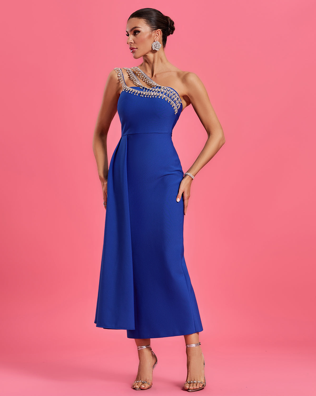 Taylor Royal Blue Maxi Dress