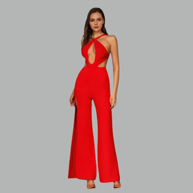 Red Velvet Jumpsuit