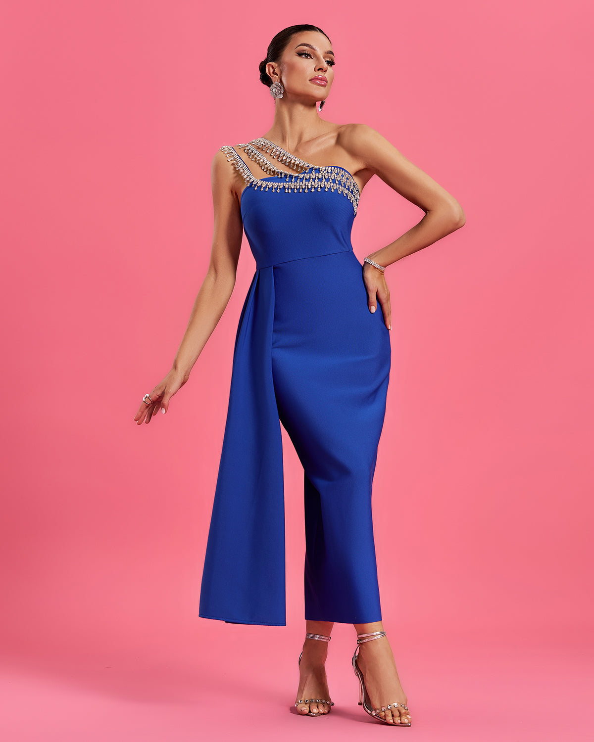 Taylor Royal Blue Maxi Dress