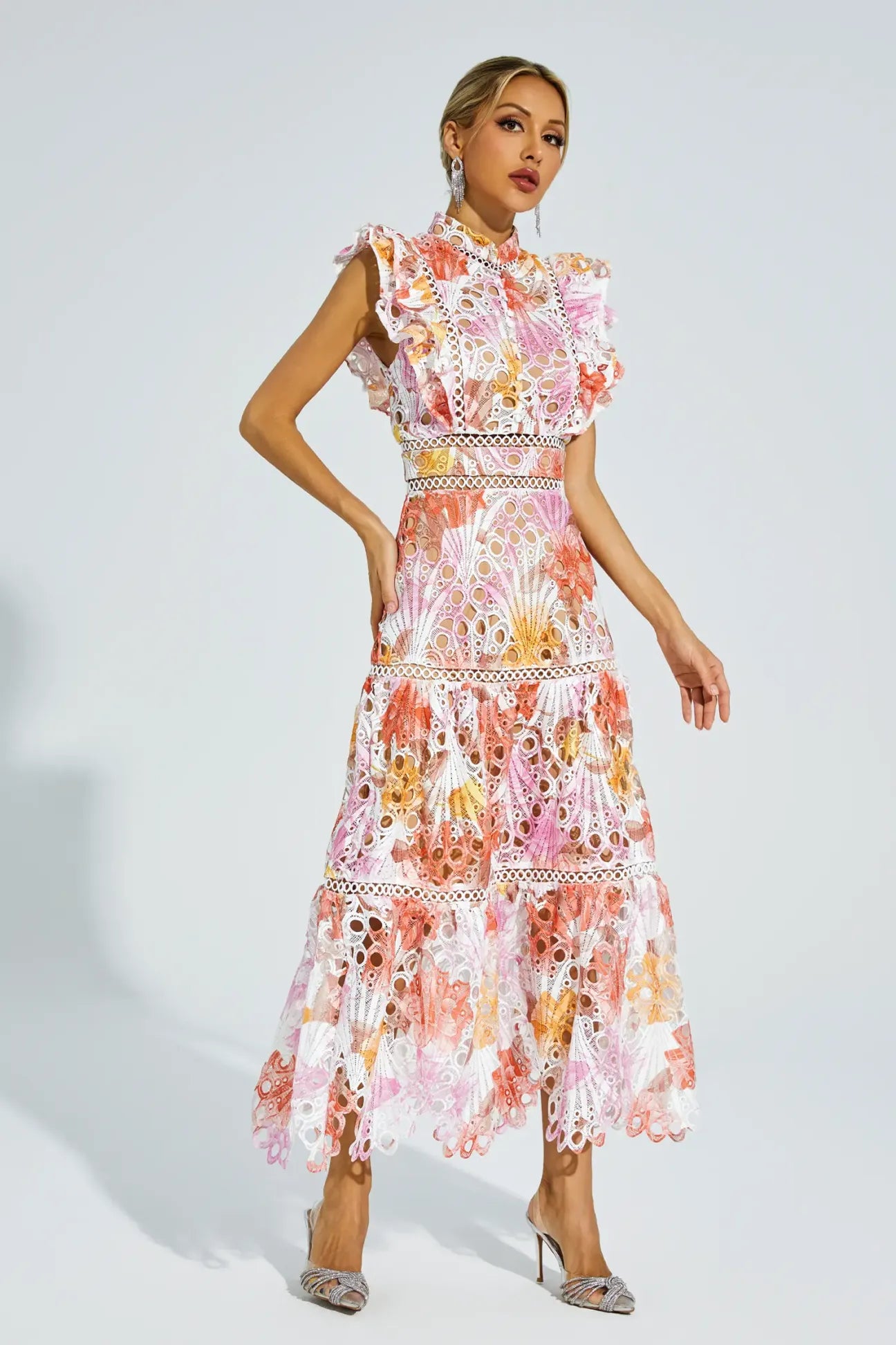 Camille Sleeveless Midi Dress