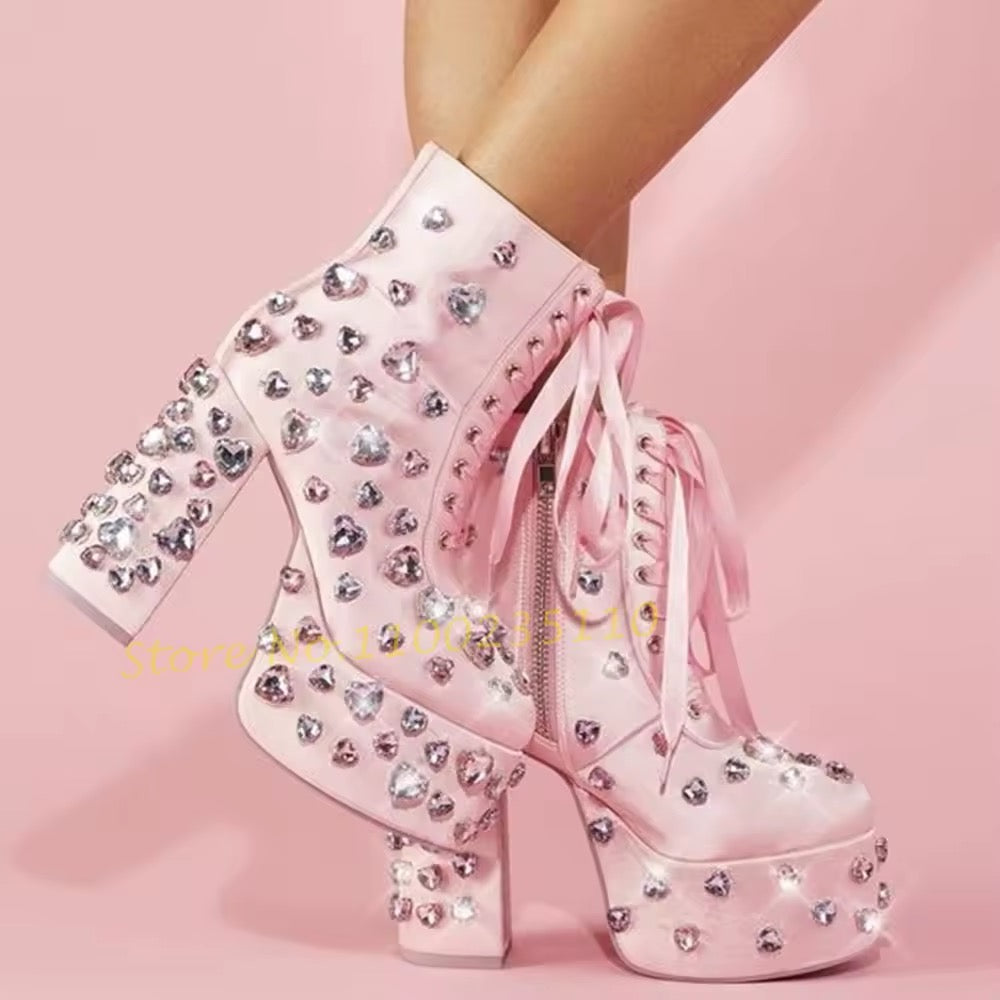 Juliet Rhinestone Boots