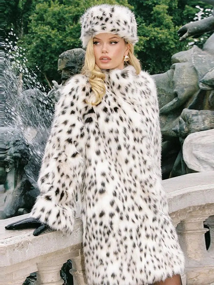 Dalmatian Coat & Hat Set