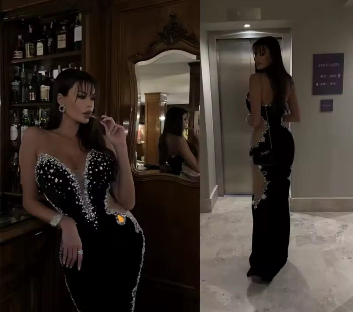 Cheryl Black Elegant Dress