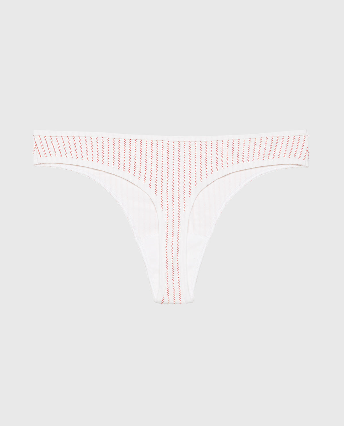 Cotton Thong Panty in Canada Stripe