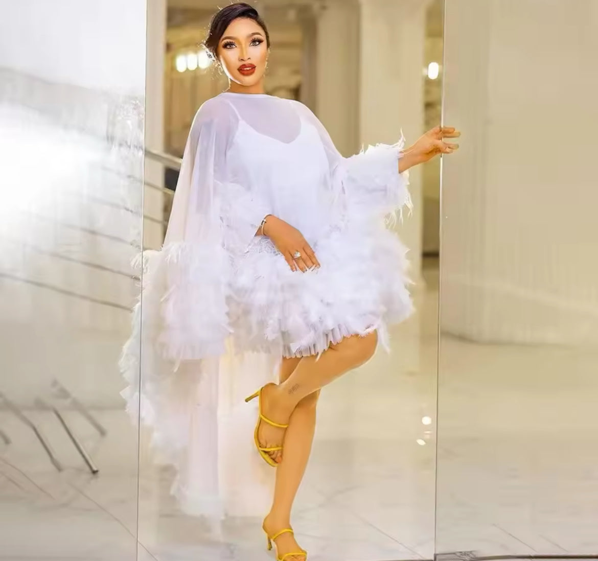 Belladonna Feather Dress