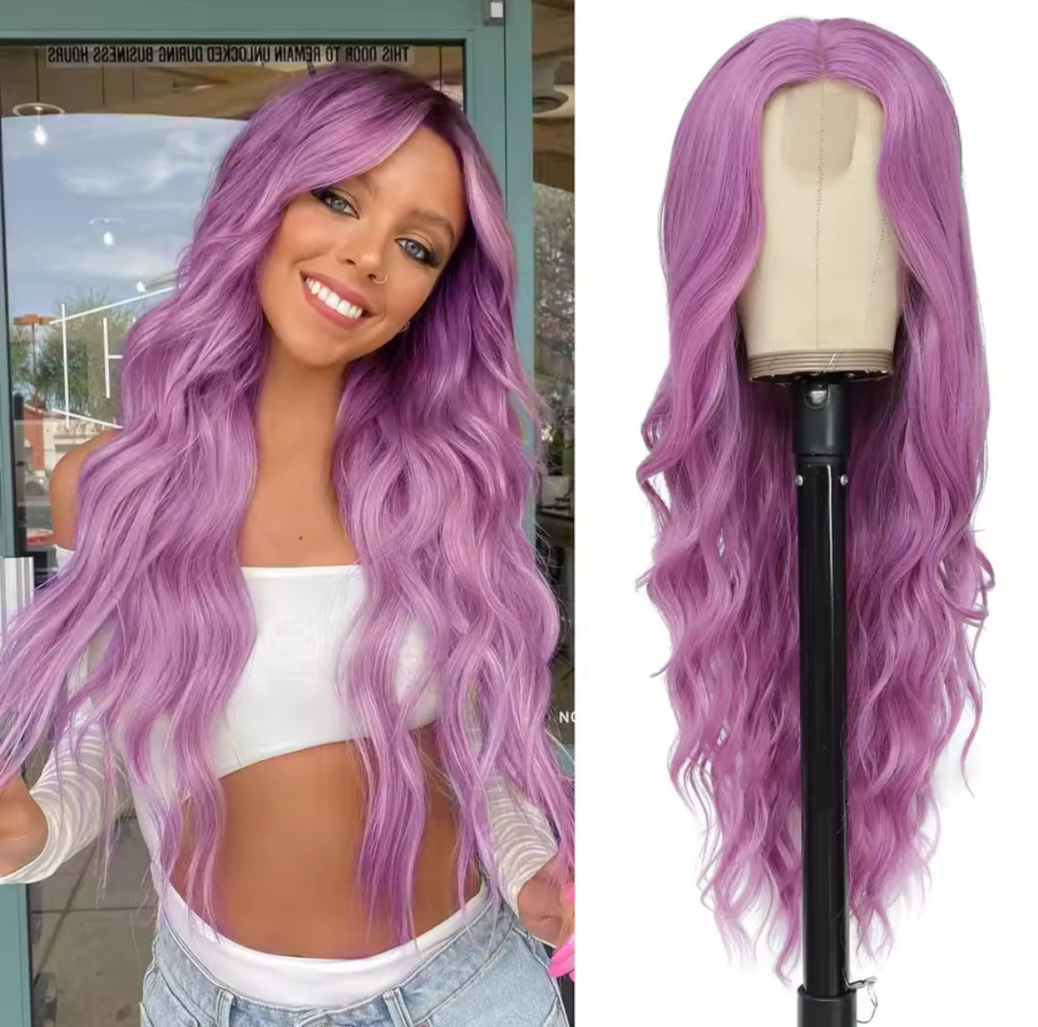 Purple Hair Wig