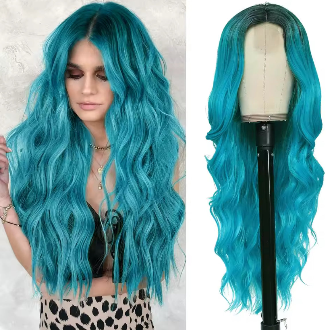 Kylie Blue Hair Wig