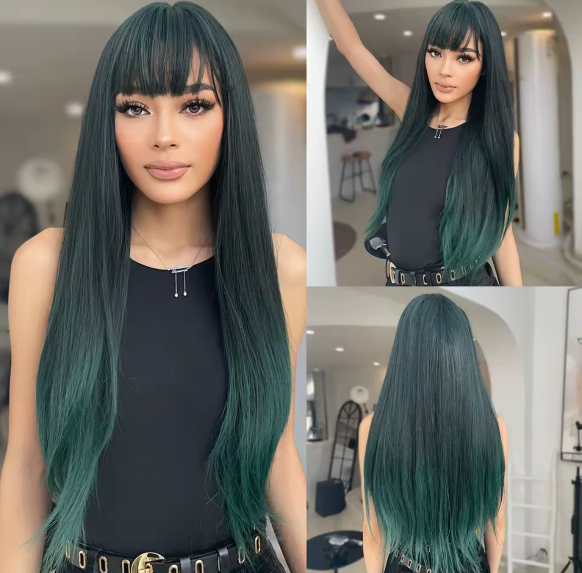 Everette Green Hair Wig