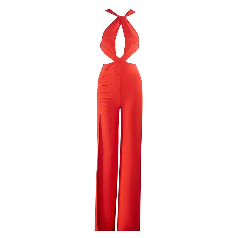 Red Velvet Jumpsuit