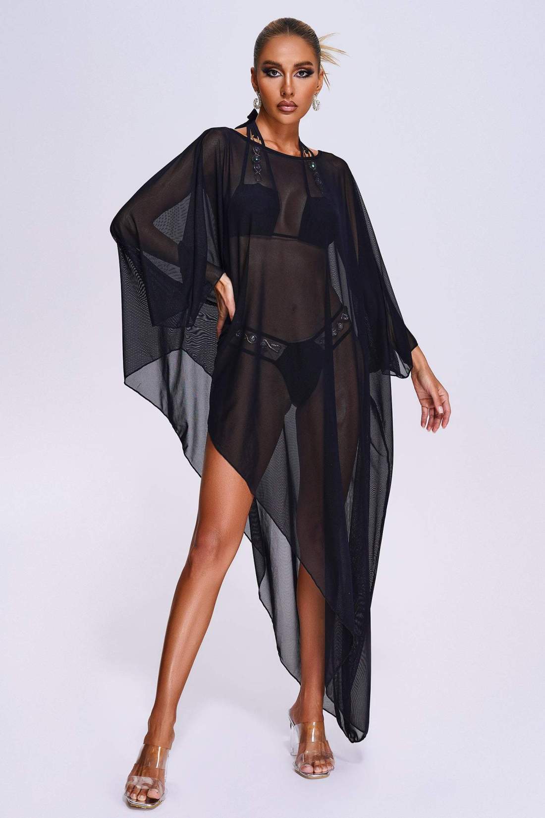 Black Swimsuit Coverup