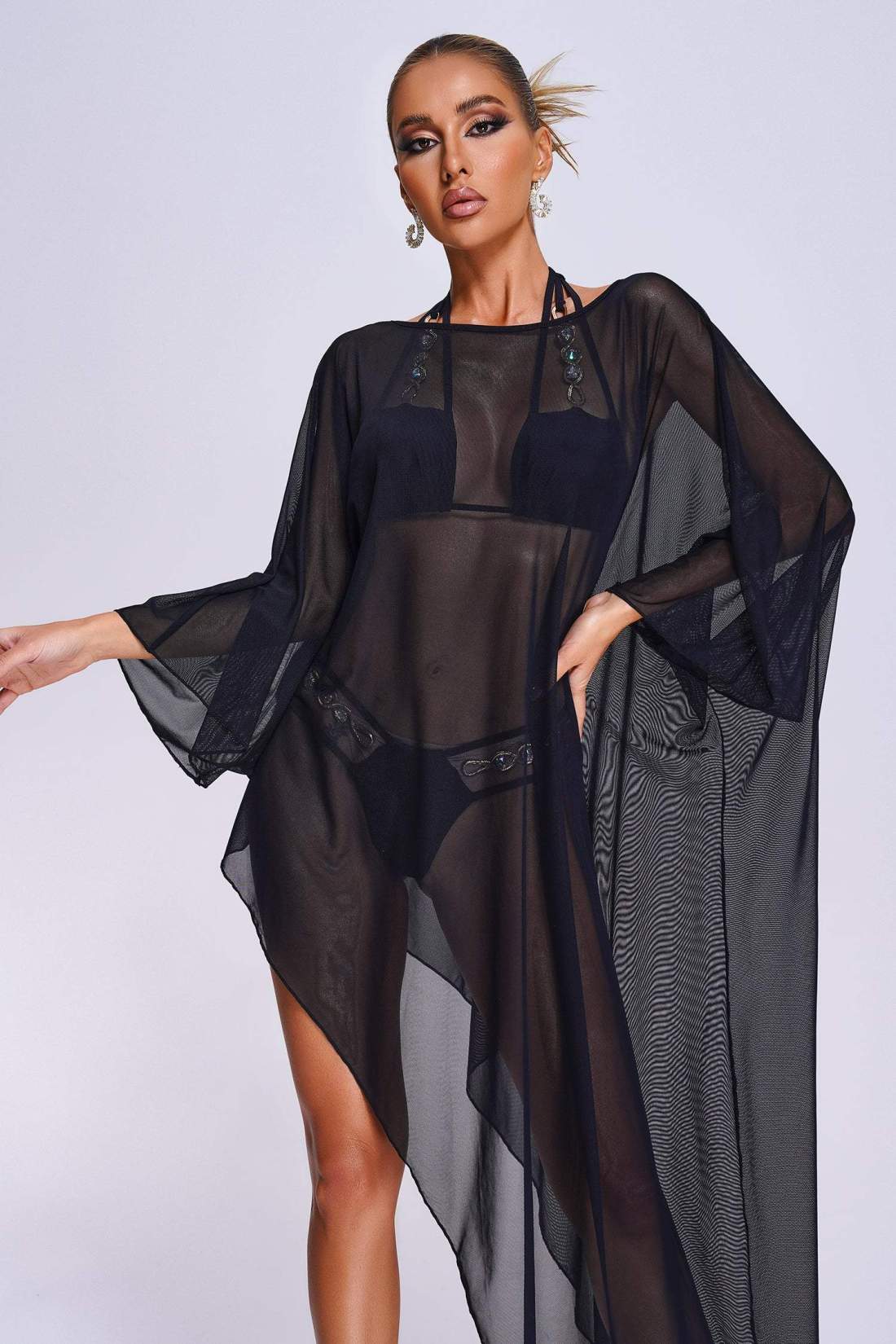 Black Swimsuit Coverup