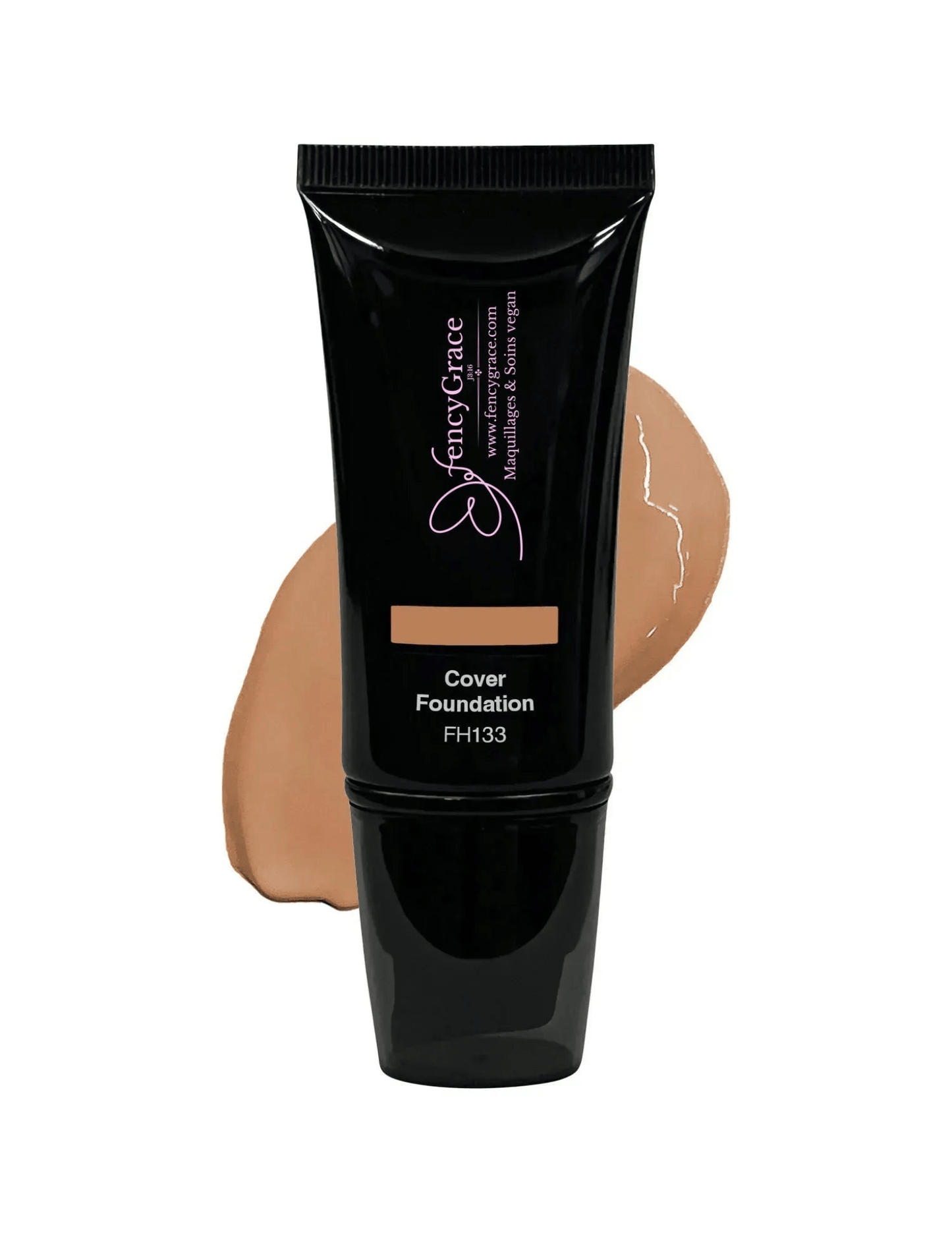 Fond de Teint Vegan Dina 133 – Couvrance Totale | FencyGrace