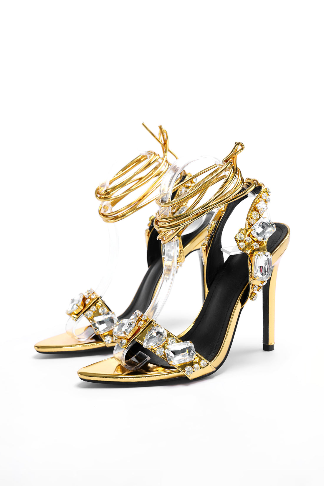 Dubai Nights Gold Heels