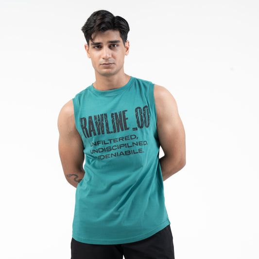 RAWLINE_00 VEST — ROUGE GREEN