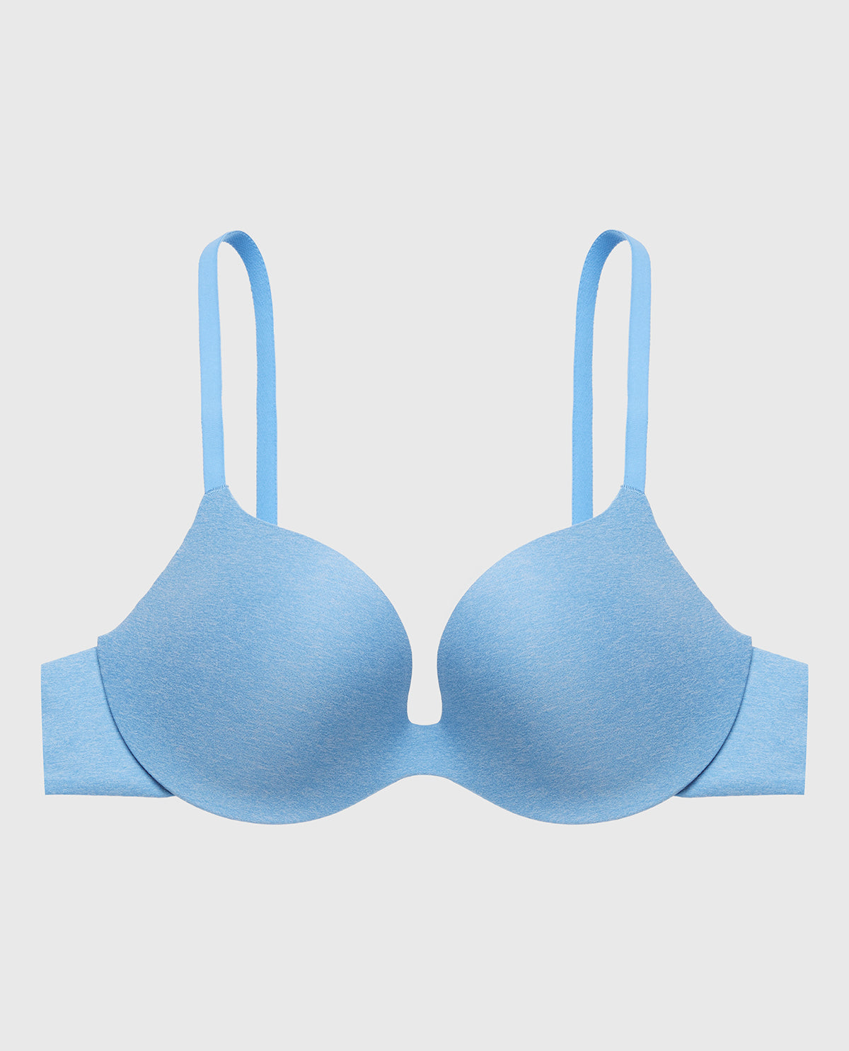Smooth Comfort Push Up Bra in Azure Blue