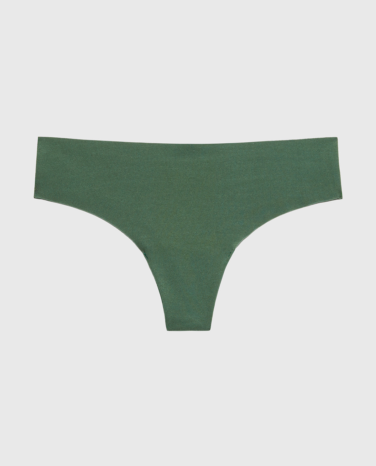 No Show Thong in Jungle Green
