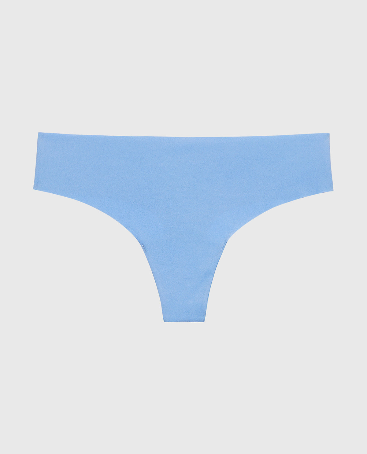 No Show Thong in Azure Blue