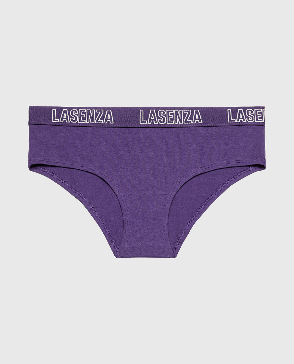 Hipster Panty With Logo in Mulberry Purple