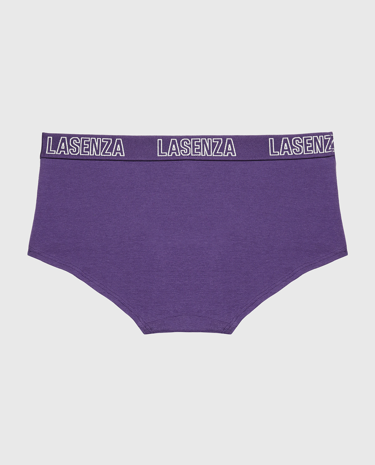 Boyshort Panty With Logo in Mulberry Purple