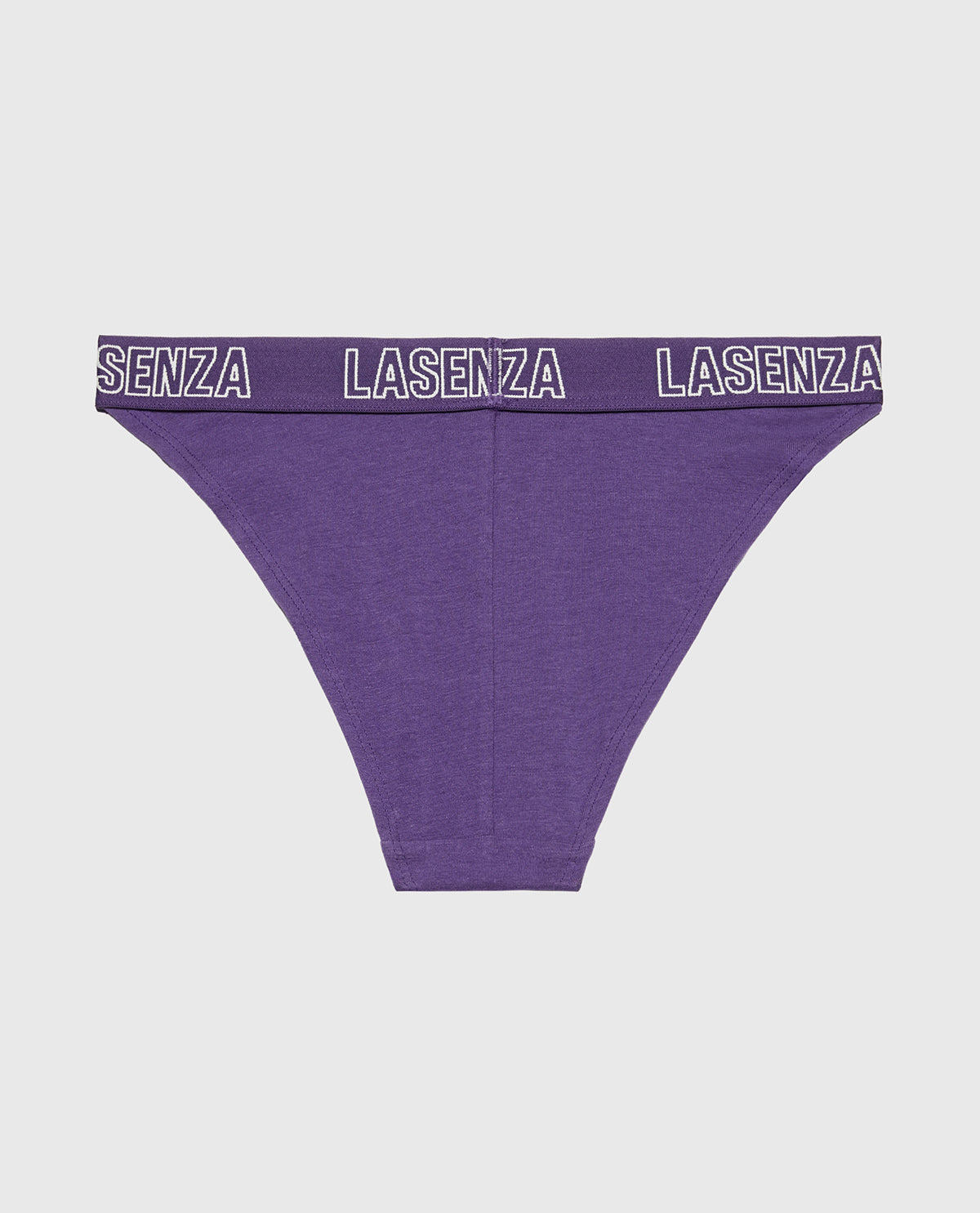 Mini Cheeky Panty With Logo in Mulberry Purple