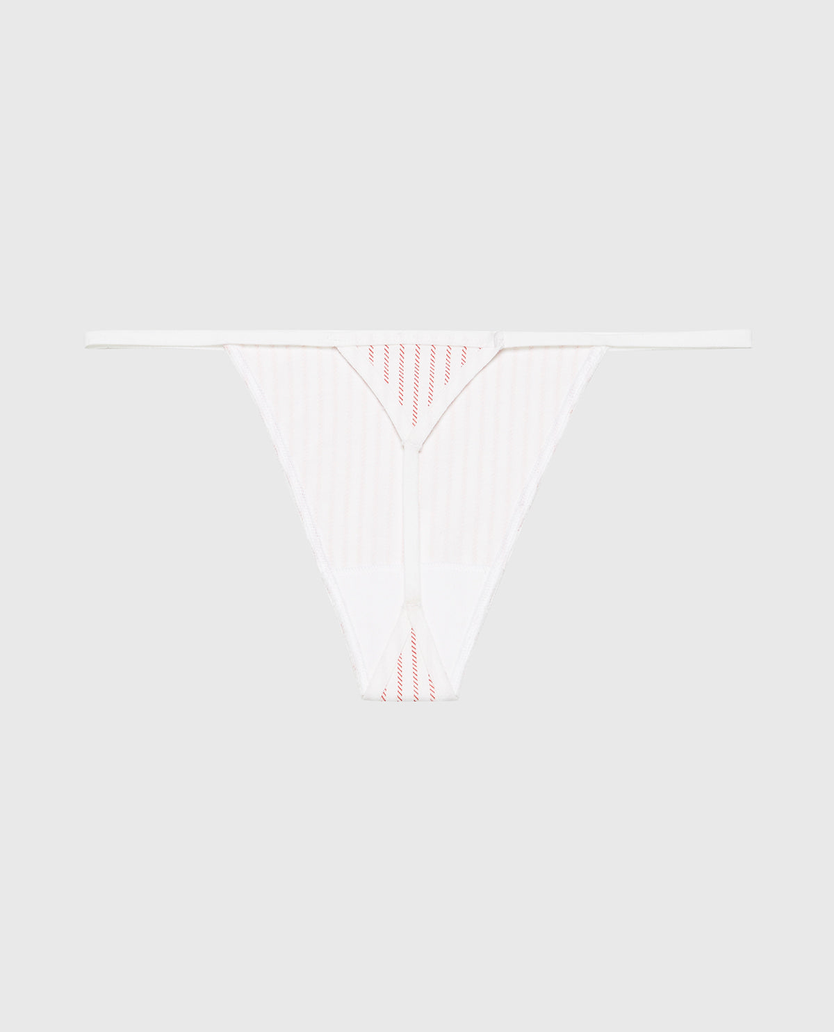 Cotton G-String Panty in Canada Stripe