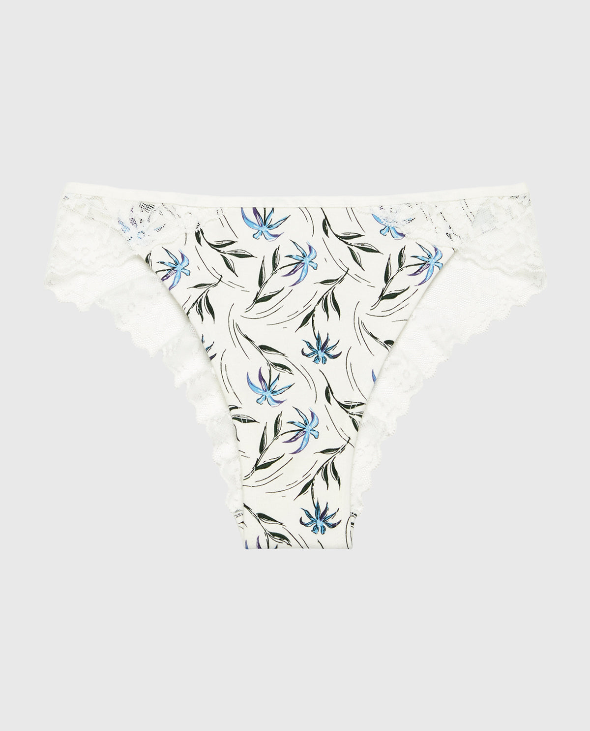 Cheeky Panty With Lace Trim in Falling Foliage