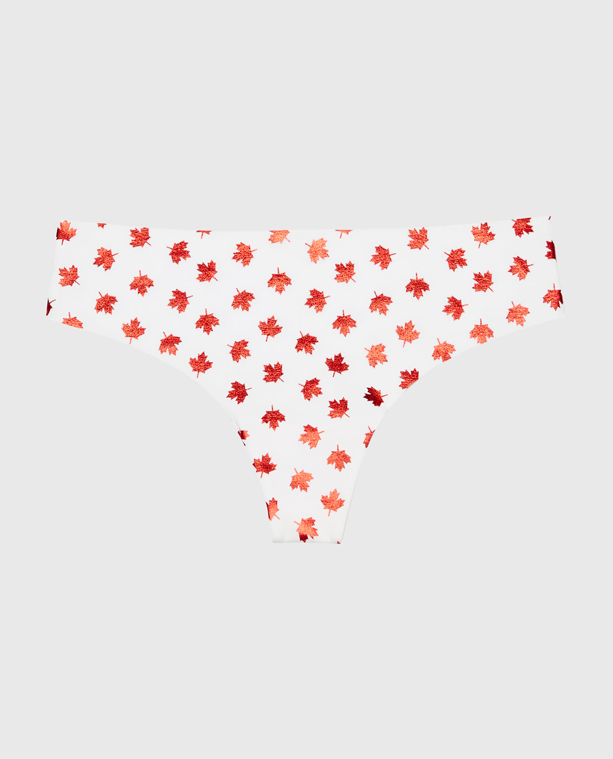 No Show Thong Panty in Oh Canada Foiled