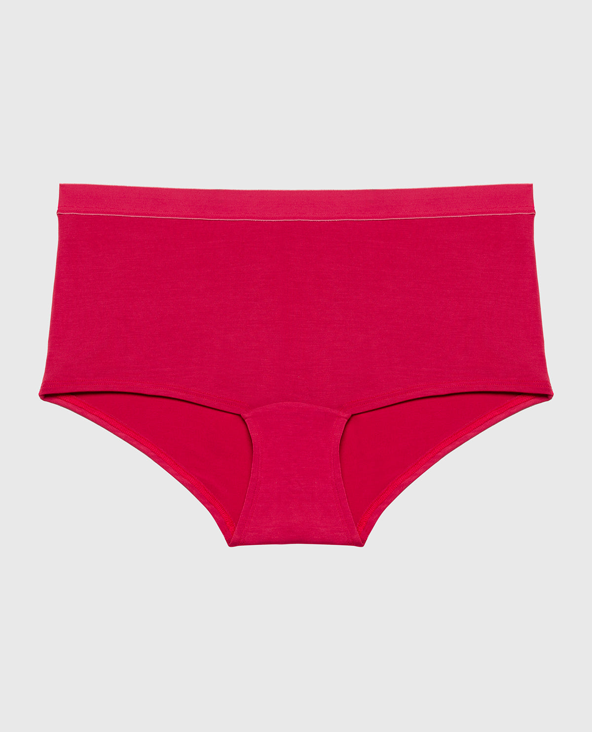 Boyshort Panty With Vanishing Trim in Passion Red