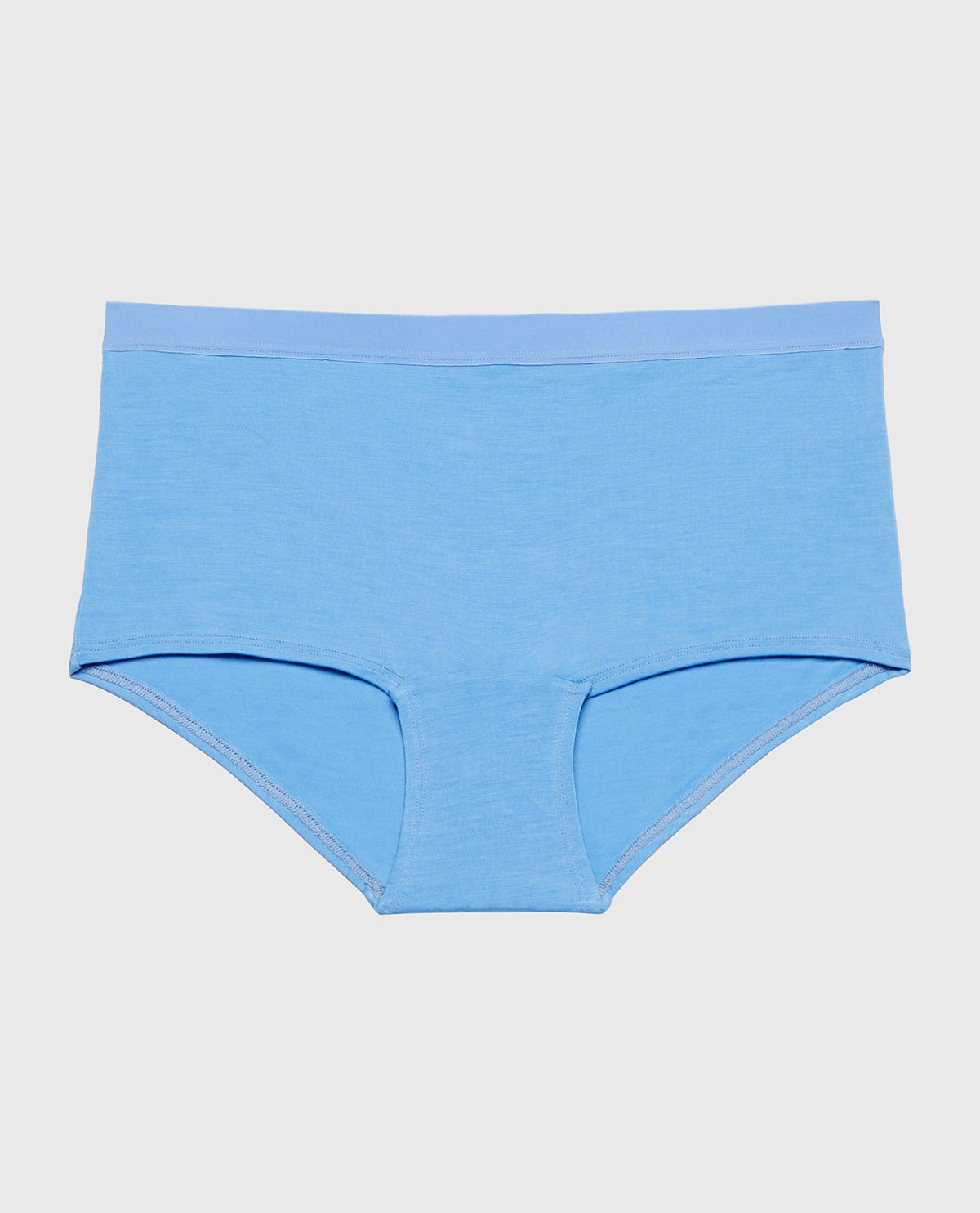 Boyshort Panty With Vanishing Trim in Azure Blue