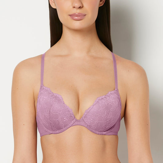 Lace Push Up Bra in Regal Orchid
