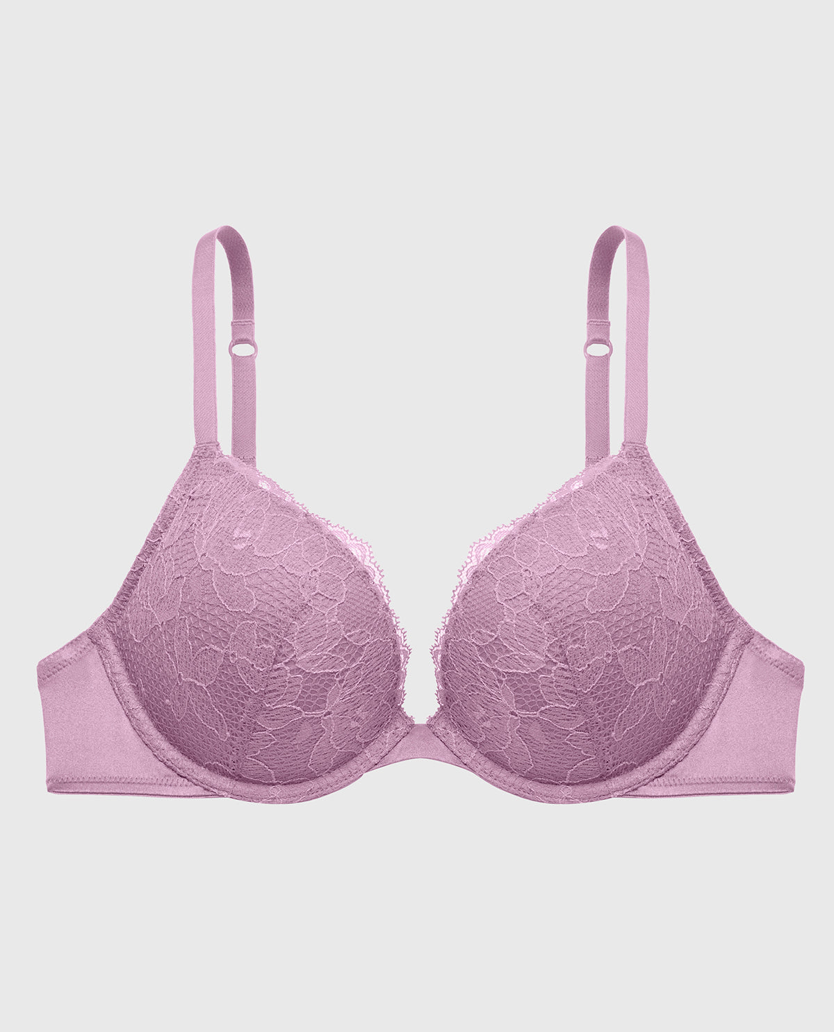 Lace Push Up Bra in Regal Orchid