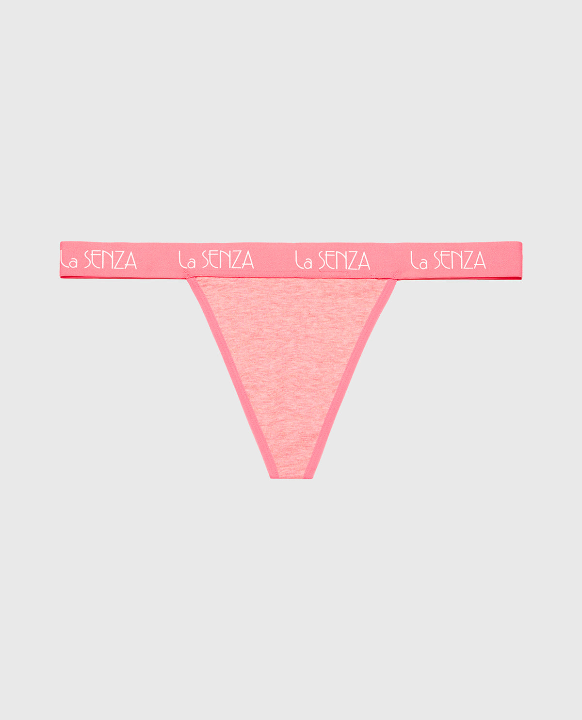 G-String with Art Deco Logo in Pink Lemonade Heather