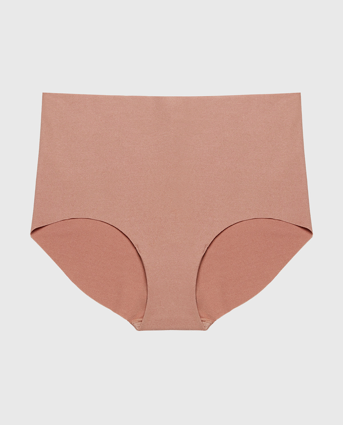 No Show High Waist Brief Panty in Deer