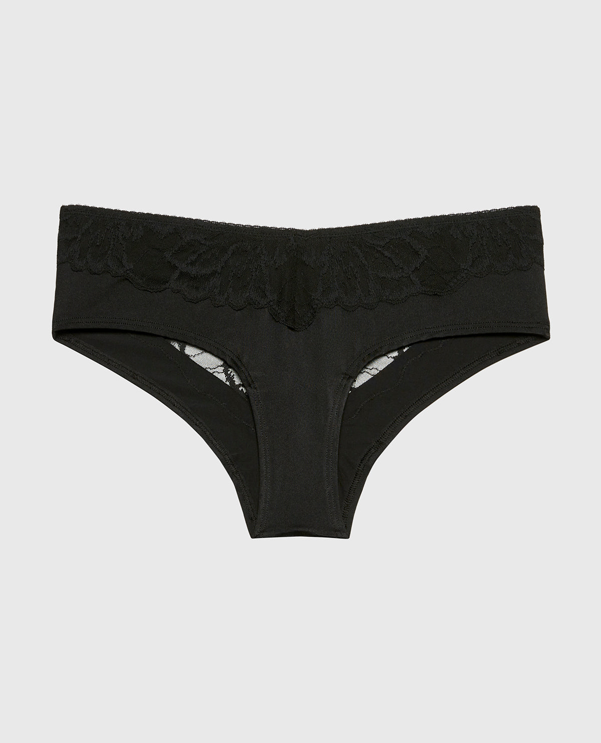 Diva Cheeky with Lush Lace in Tuxedo Black