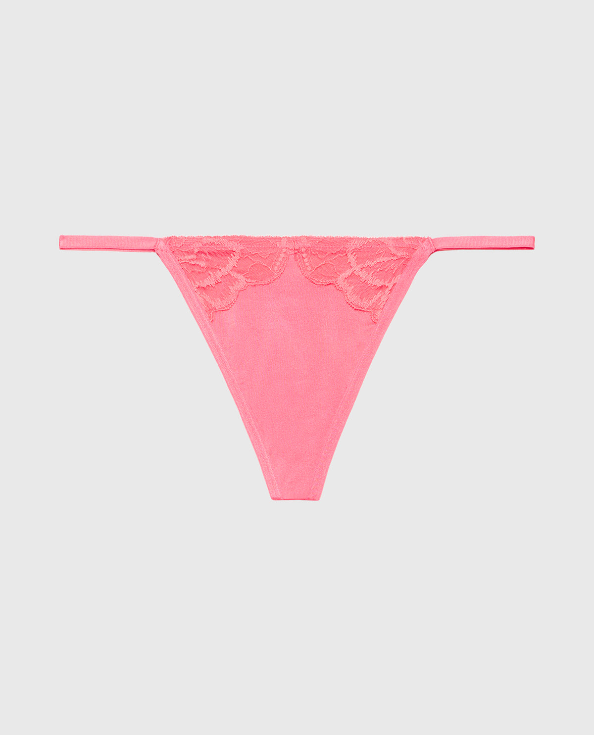 Diva G-String with Lush Lace in Pink Lemonade