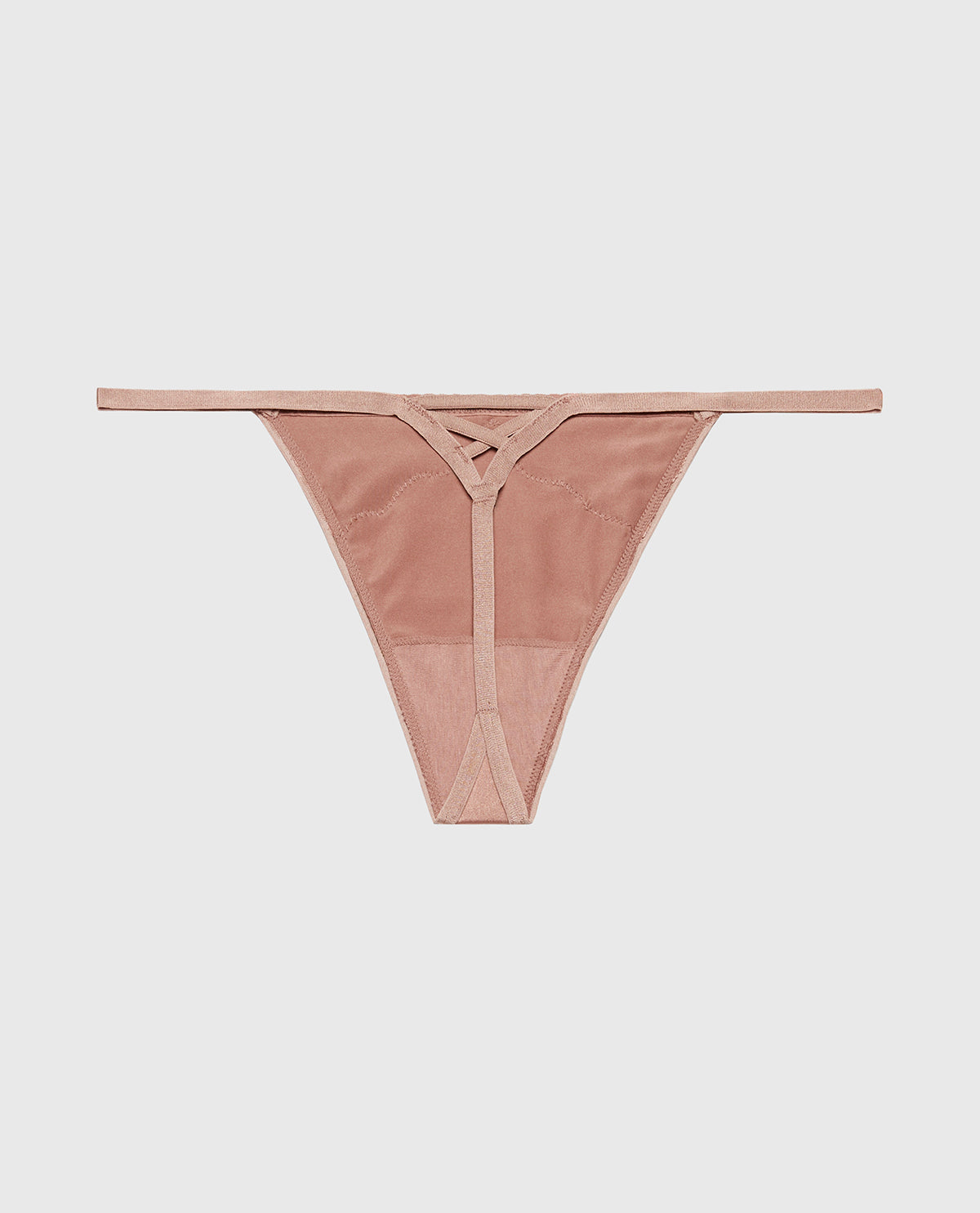 Diva G-String with Lush Lace in Deer