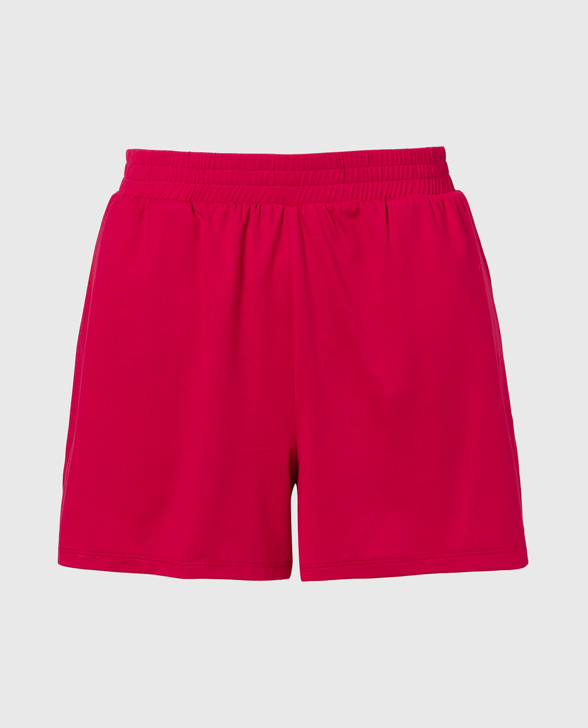 Casual Sleep Jersey Knit Short in Passion Red