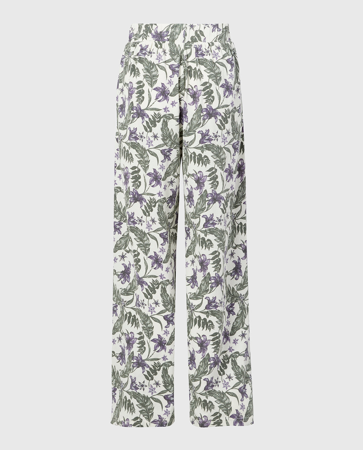 Casual Sleep Textured Knit Pant in Island Floral