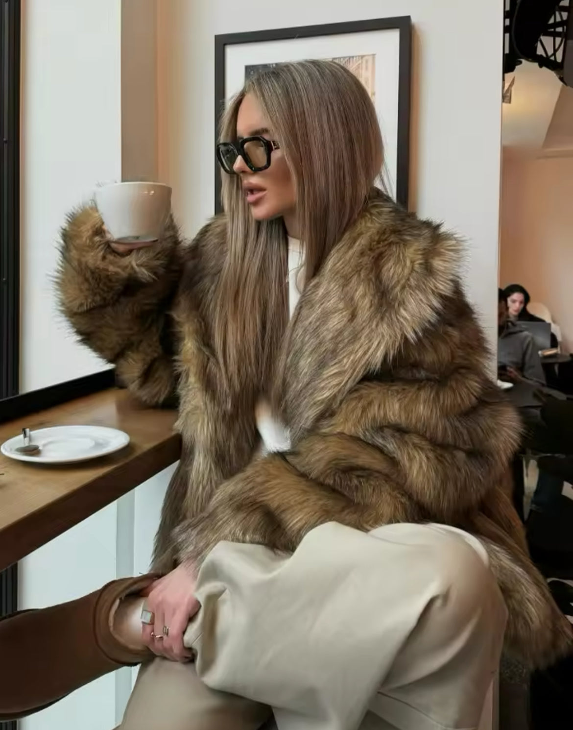 Hailey Faux Fur Winter Coat