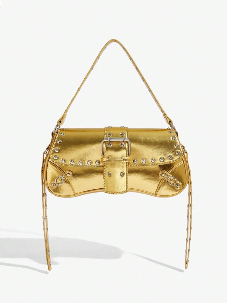 Metallic Gold Handbag