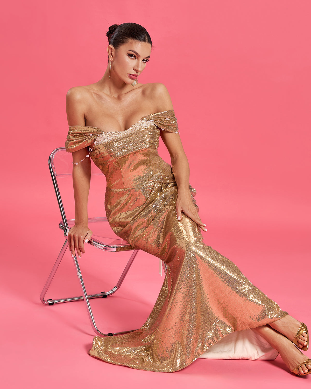 Golden Nights Gown