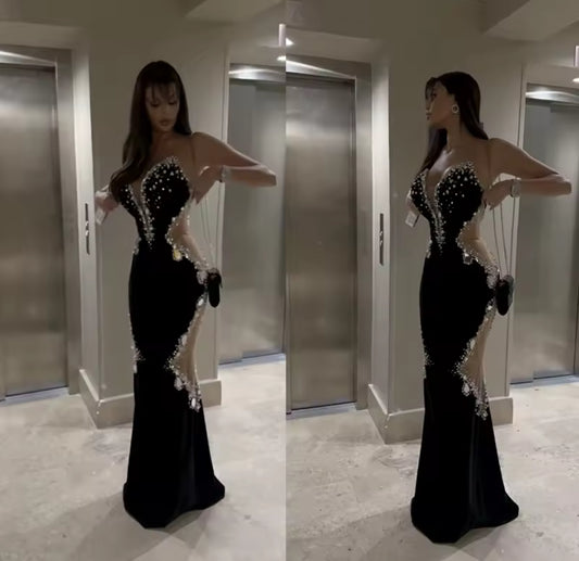 Cheryl Black Elegant Dress
