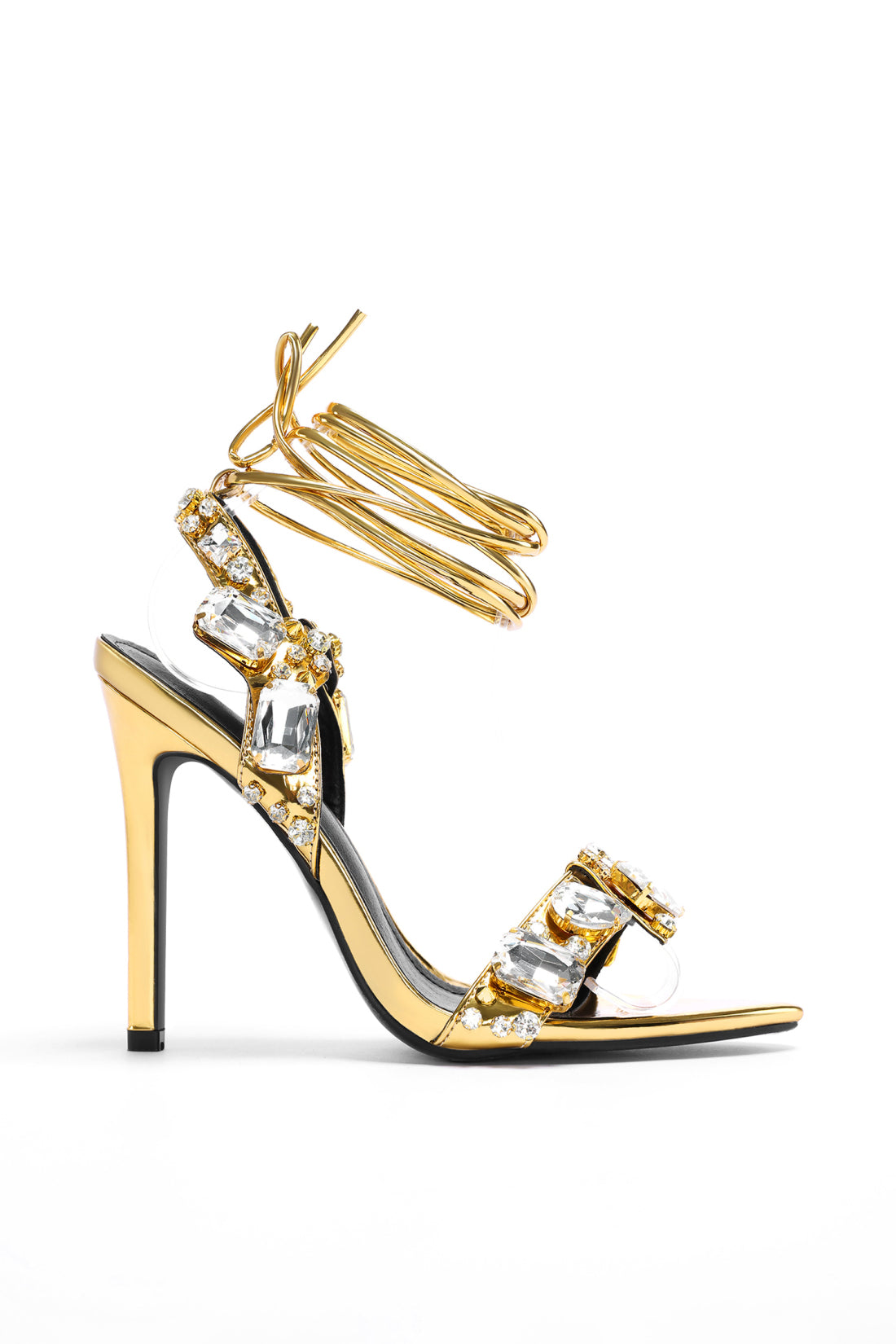 Dubai Nights Gold Heels