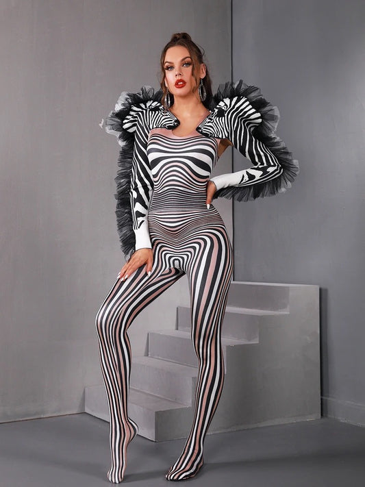 Zebra Jumpsuit