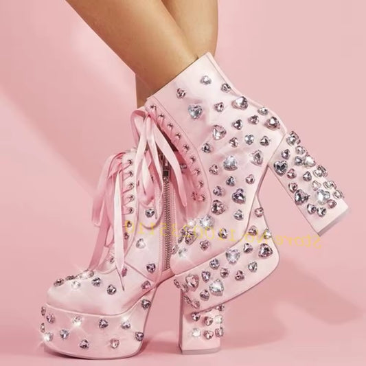 Juliet Rhinestone Boots