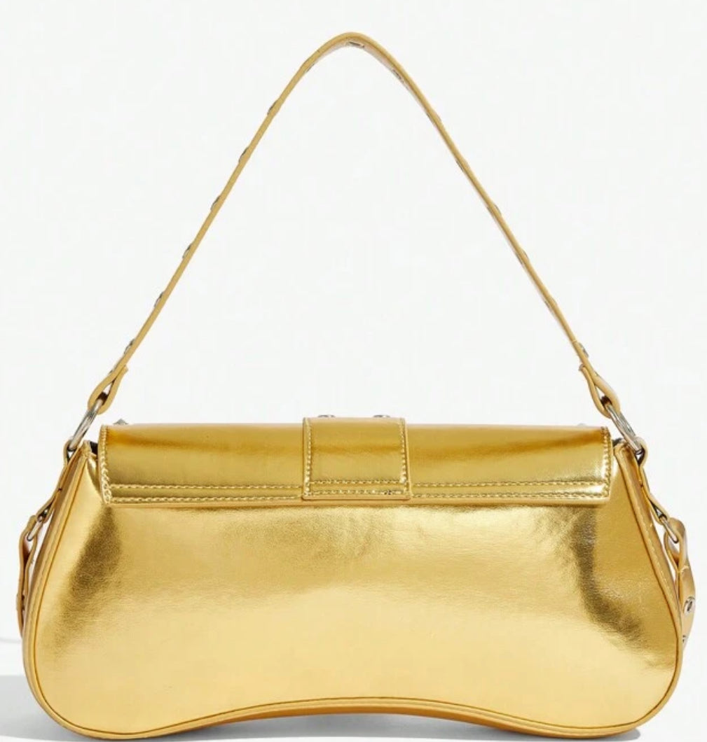 Metallic Gold Handbag