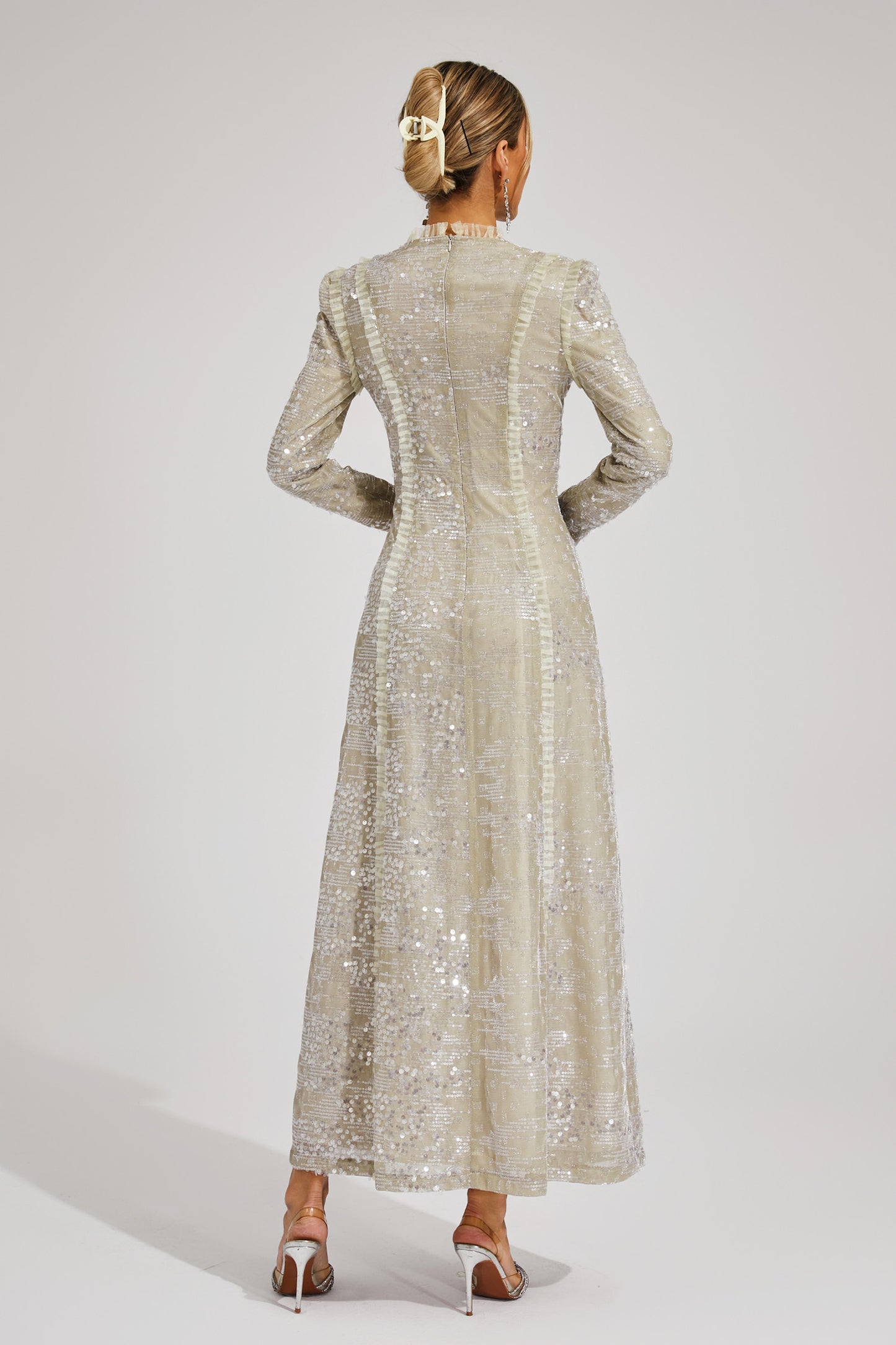 Champagne Sequin Gown