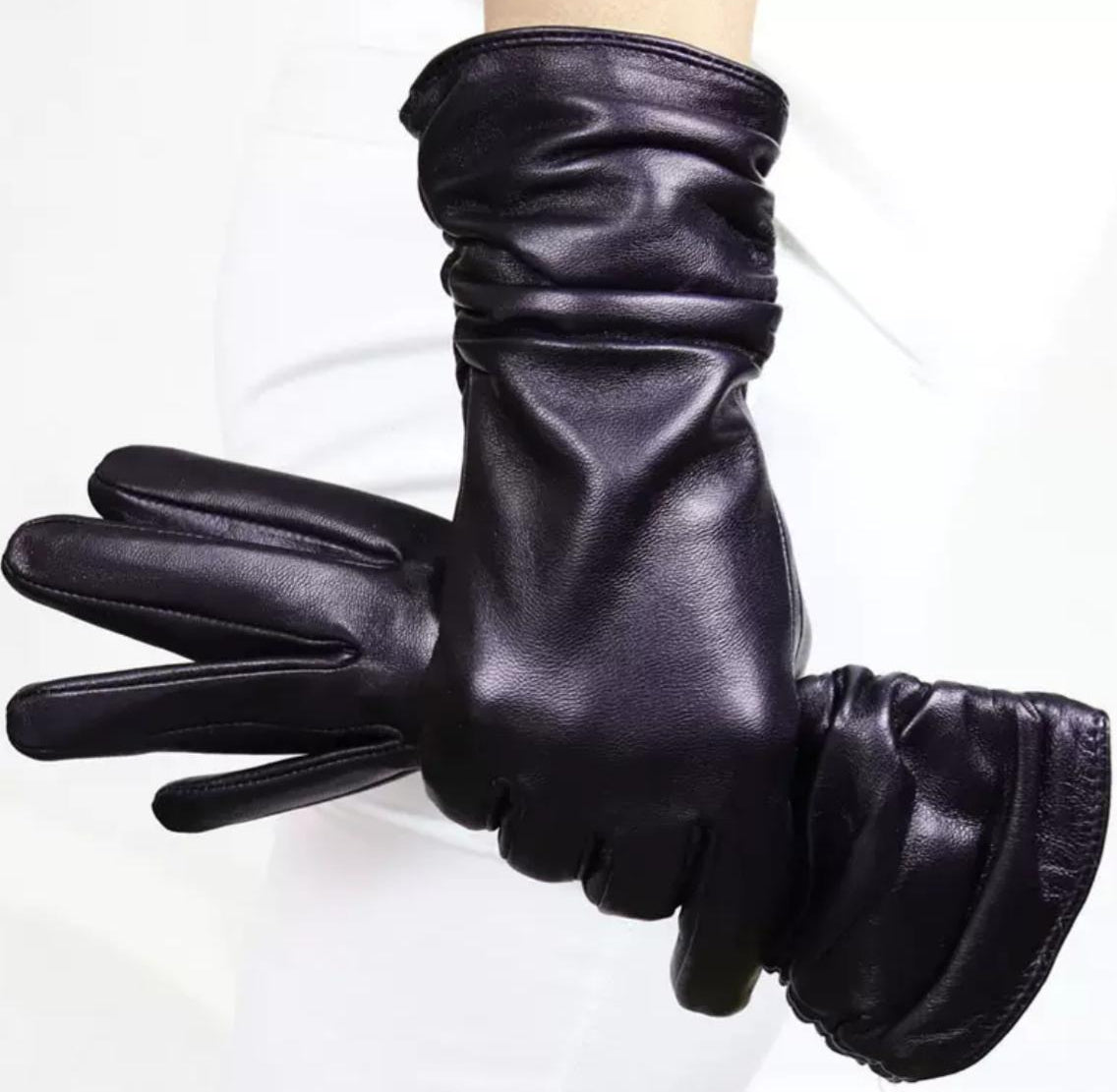 Leather Statement Gloves