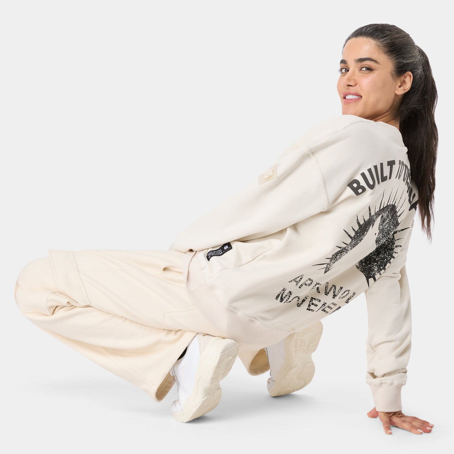 WOLFSTATE_99 CREWNECK — TACTICAL BEIGE