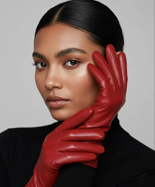 Leather Statement Gloves
